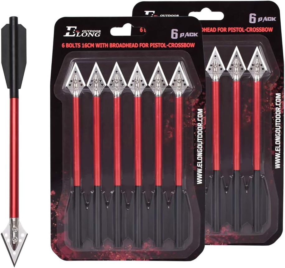Crossbow Bolt Broadhead - Panah Baut Panah Aluminium 6.5 