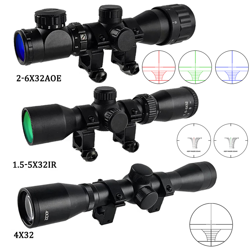 Crossbow Scope Sight - 4x32 1.5-5x32IR 2-6X32AOE Teropong Taktis untuk