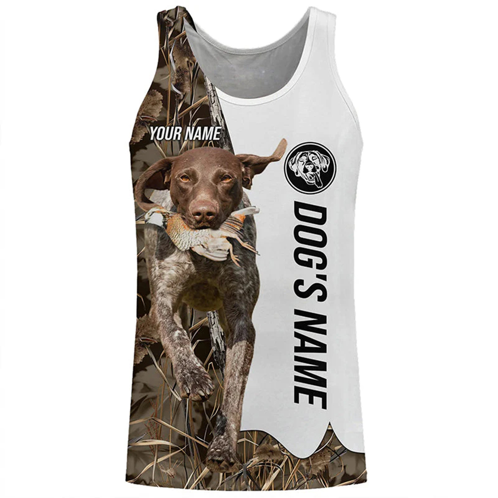 Outdoor Hunting Names - Tank Top Pecinta Anjing yang Dipersonalisasi