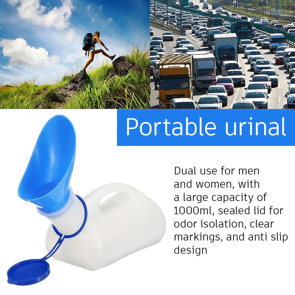 Outdoor Hunting Toilet - Botol Urinal Portabel 1000ML Uniseks, Perlengkapan