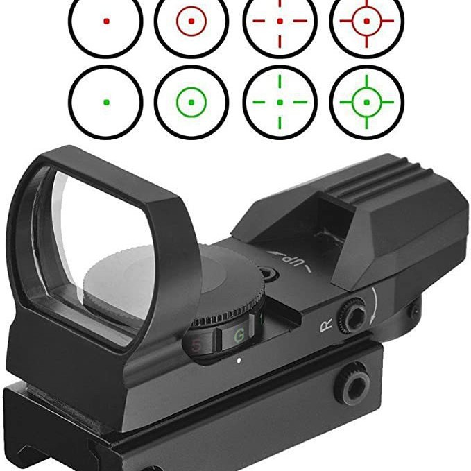 Crossbow Scope Sight - 20Mm Riflescopes Merah Hijau Dot Refleks