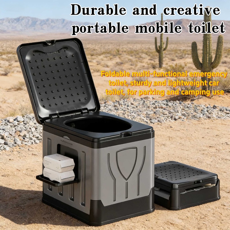 Outdoor Hunting Toilet - Toilet Lipat Portabel untuk Mobil, Perlengkapan
