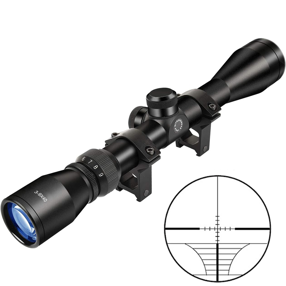 Crossbow Scope Sight - 3-9X40 Teropong Berburu Rusa dengan Pengukur