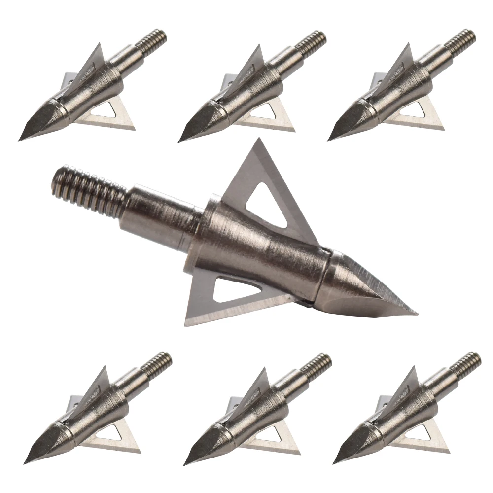 Crossbow Bolt Broadhead - 12X Ujung Panah Broadhead 3 Bilah