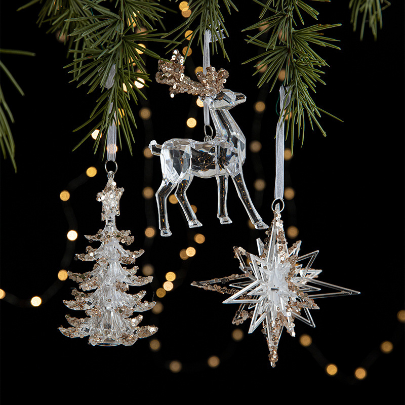 Elk Bugle Call - Mainan pohon Natal liontin lonceng rusa