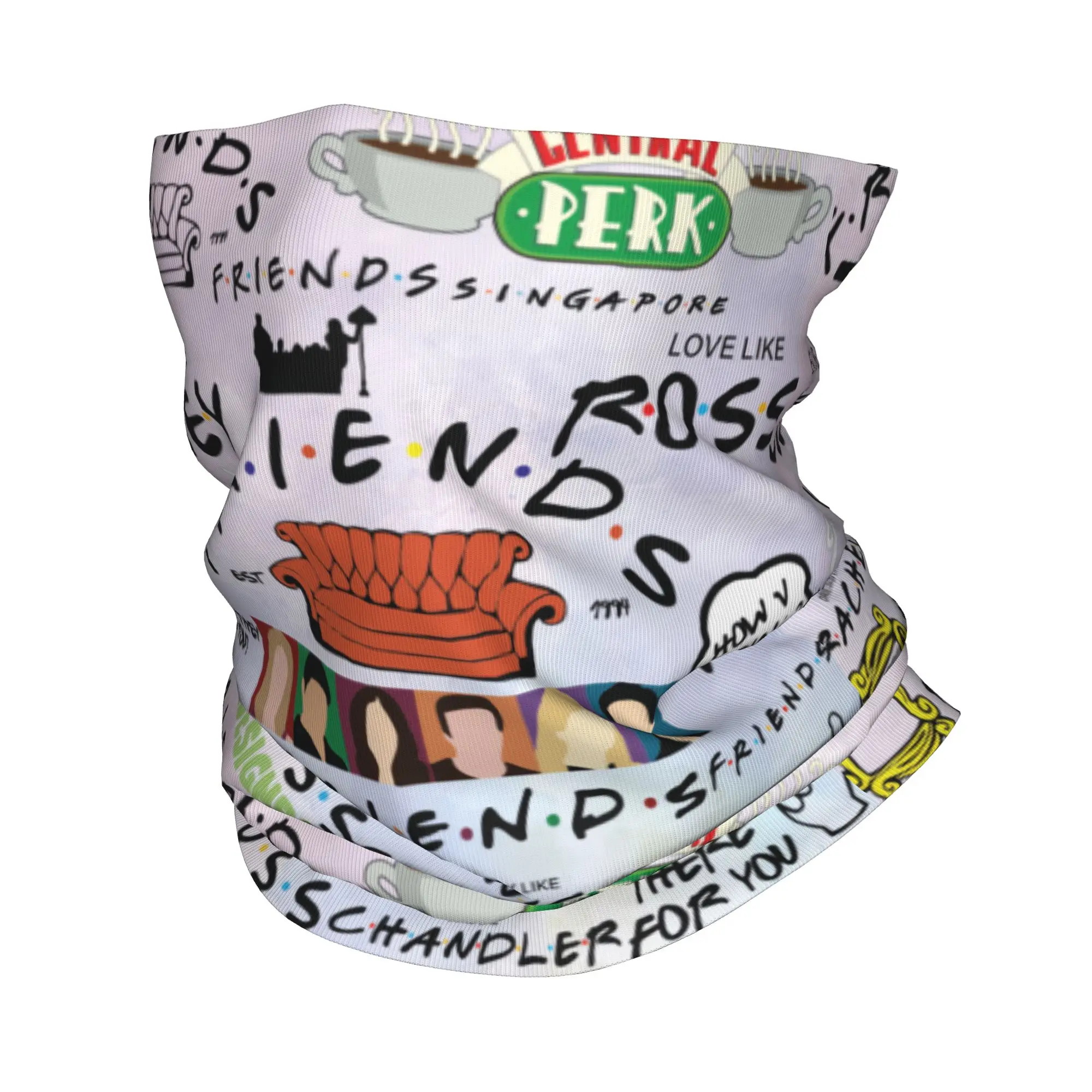 Hunting Outdoor Shows - Bandana Collage Funny Friends untuk Ski,
