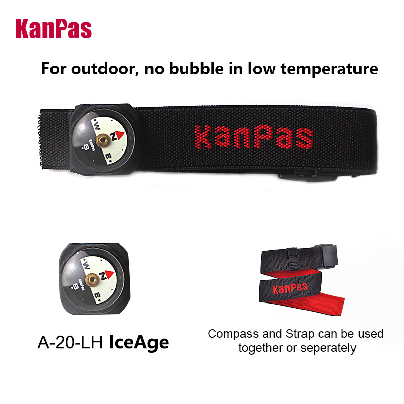 Outdoor Hunting Guide - Kompas KANPAS ICEAGE dengan Tali Pergelangan