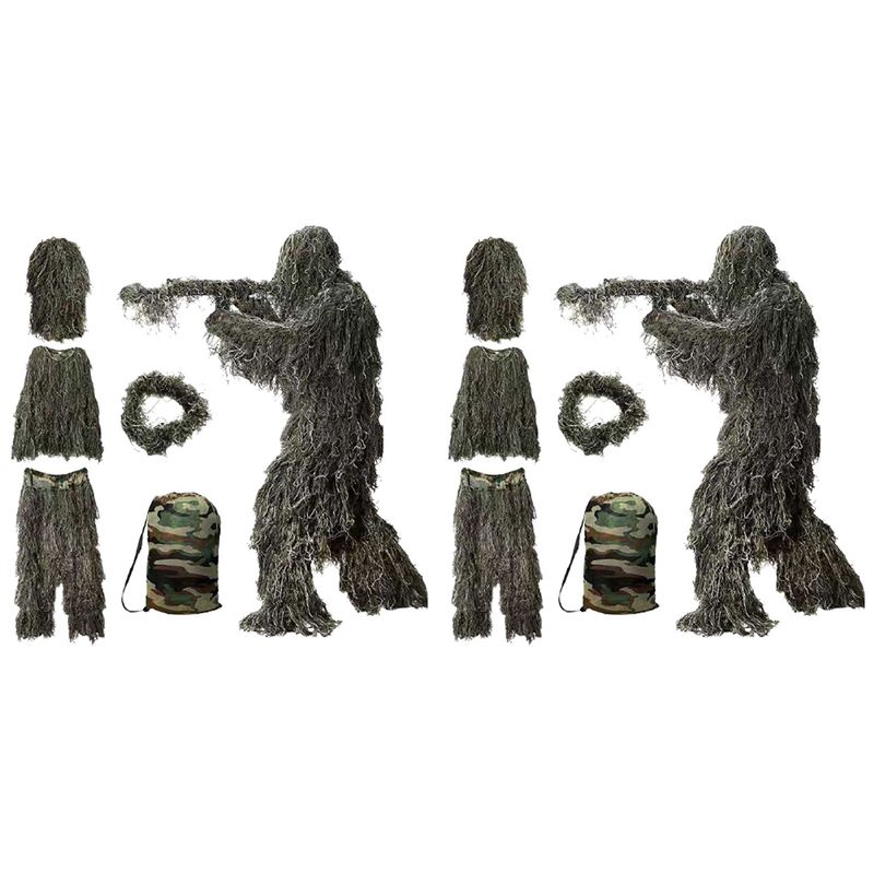 Hunting Outdoor Apparel - AEF6-2X 5 In 1 Ghillie Suit,