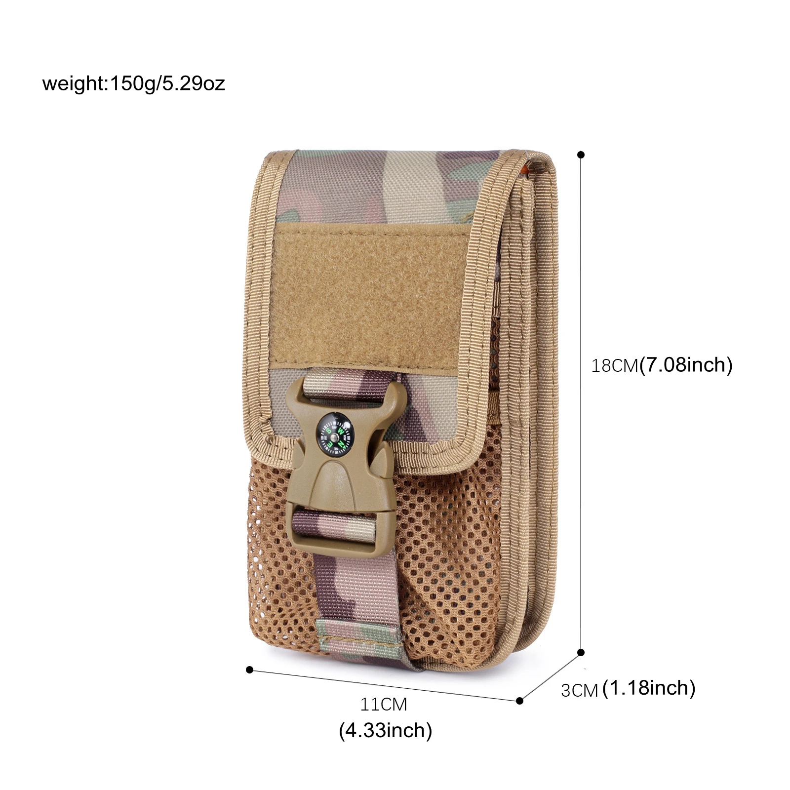 Tas Ponsel Lapis Ganda Molle,  - Hunting Outdoors Card ulasan dan harga