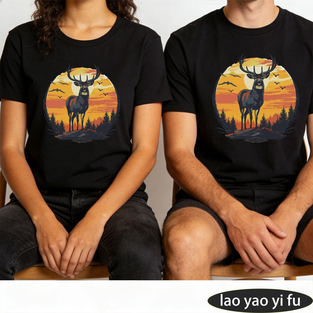 Kaos Katun Pria Musim Panas de - Hunting Outdoor Apparel ulasan dan harga