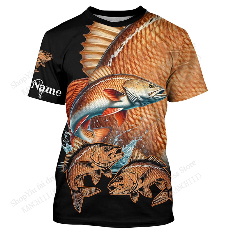 Kaos 3D Print Motif Camo Panci - Outdoor Hunting Names ulasan dan harga
