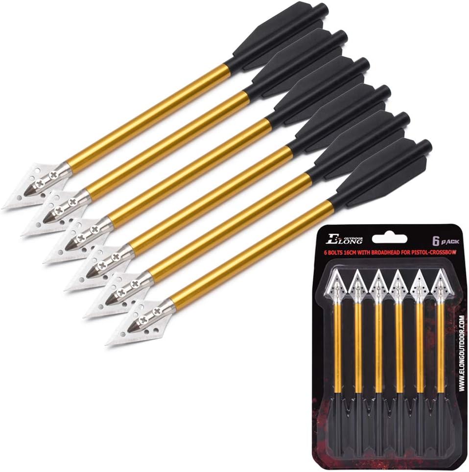 Panah Baut Panah Aluminium 6.5 - Crossbow Bolt Broadhead ulasan dan harga