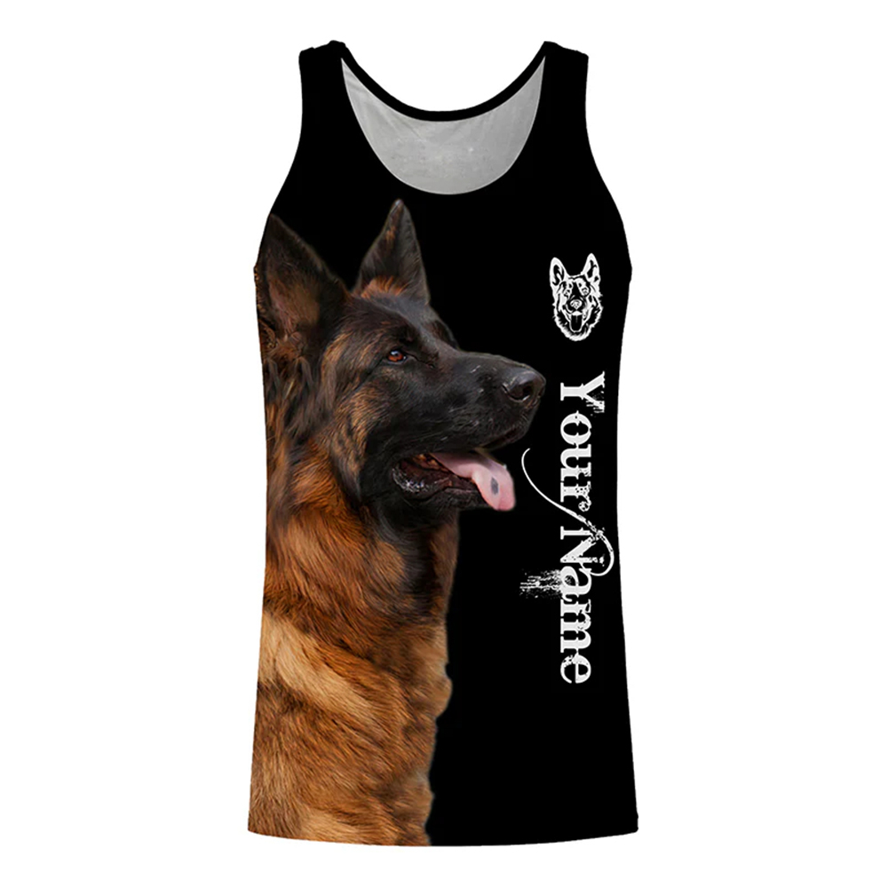 Tank Top Pecinta Anjing yang D - Outdoor Hunting Names ulasan dan harga