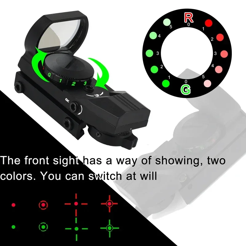 Tactical 1X22X33 Red Dot Sight - Crossbow Scope Sight ulasan dan harga