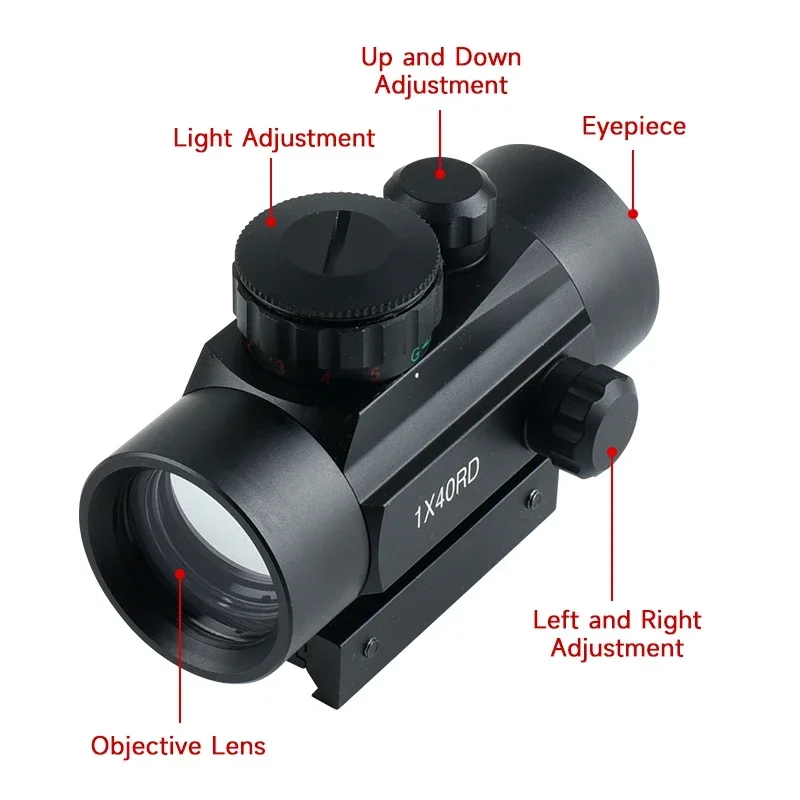 Tactical 1X22X33 Red Dot Sight - Crossbow Scope Sight ulasan dan harga