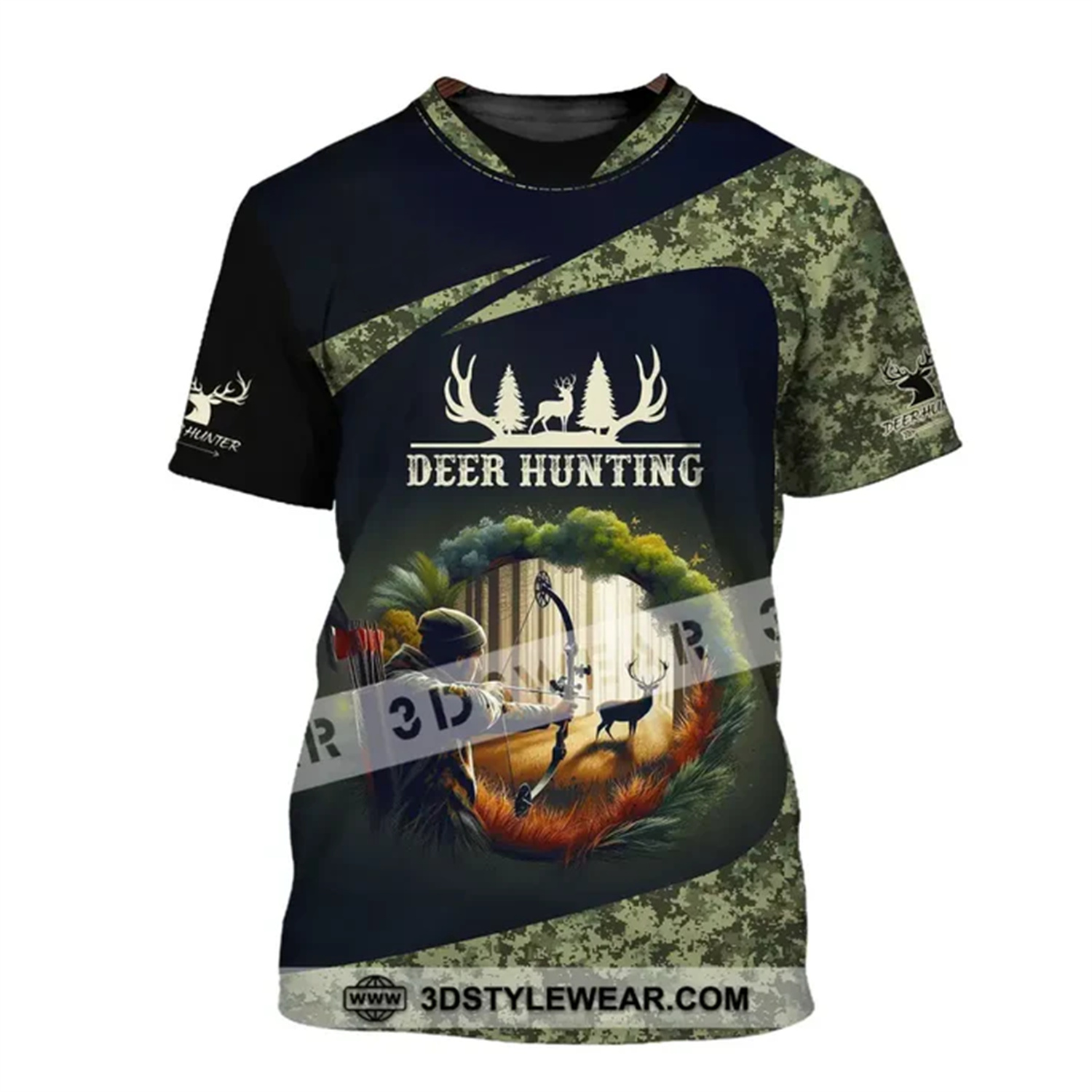 Kaos Lengan Pendek Beagle Rabb - Outdoor Hunting Paintings ulasan dan harga