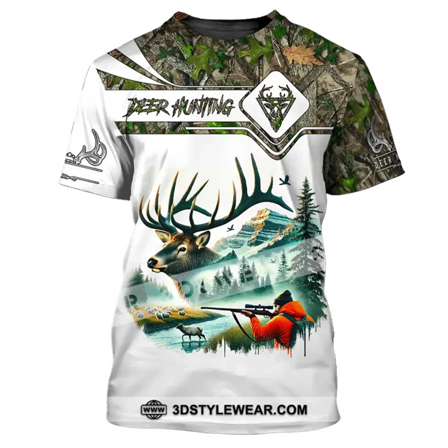 Kaos Lengan Pendek Beagle Rabb - Outdoor Hunting Paintings ulasan dan harga