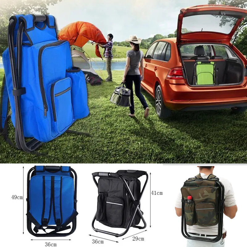 Tas Kursi Pancing Lipat 2 In 1 - Outdoor Hunting Chair ulasan dan harga