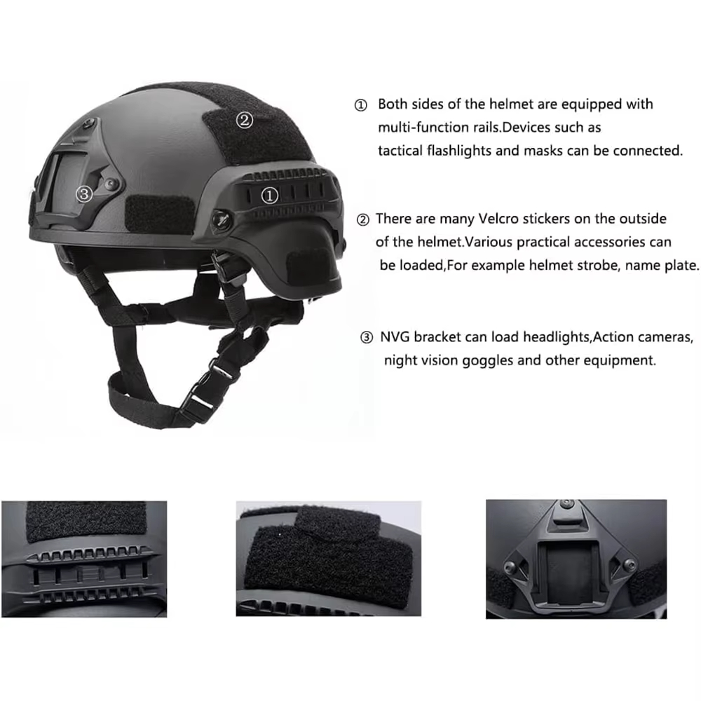 Helm Airsoft MICH & Set Masker - Outdoor Hunting Guide ulasan dan harga