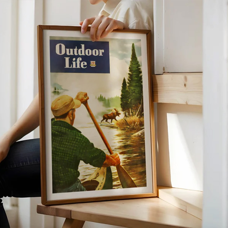 Poster memancing warna-warni a - Outdoor Hunting Paintings ulasan dan harga