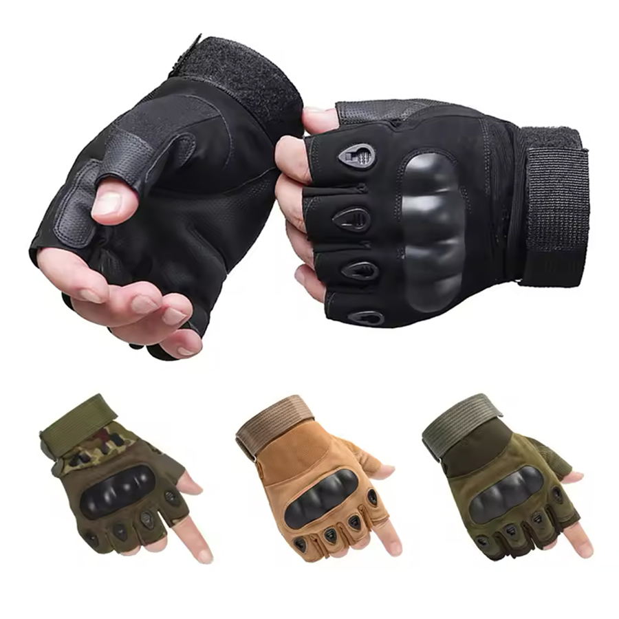 Sarung Tangan Taktis Setengah  - Outdoor Hunting Names ulasan dan harga