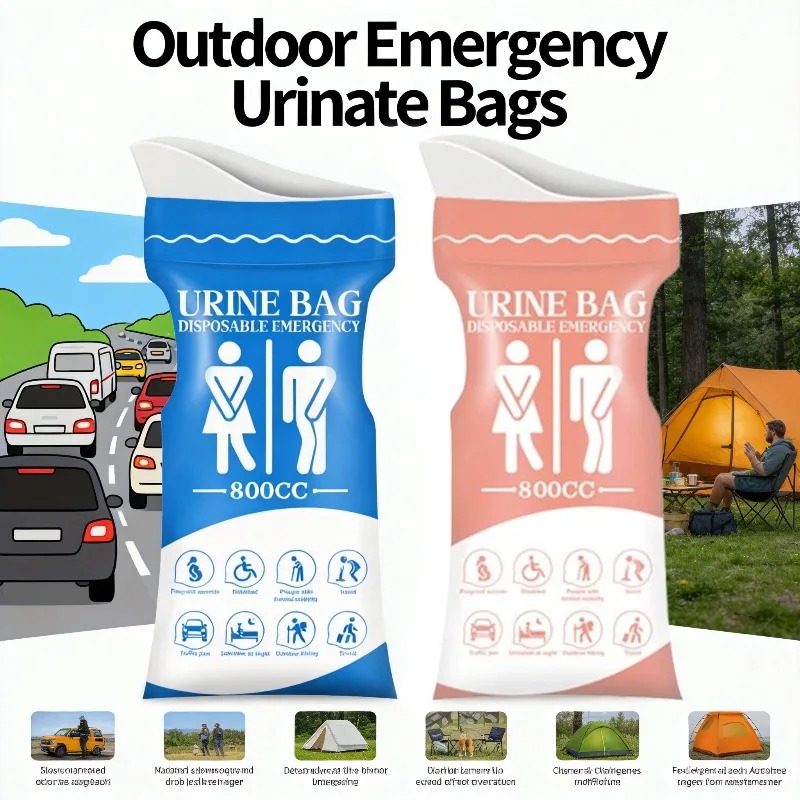 800ML Tas Urinal Darurat Sekal - Outdoor Hunting Toilet ulasan dan harga