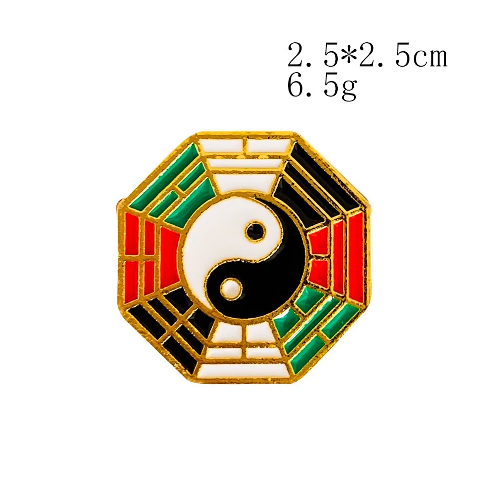 Bros Logam Simbol Yin Yang, Pi - Hunting Outdoor Apparel ulasan dan harga